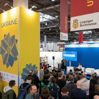 Eröffnung des Ukraine-Standes. Eröffnung des Ukraine-Standes.