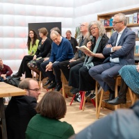 Die Nominierten für den Preis der Leipziger Buchmesse in der buchbar während der Leipziger Buchmesse 2024 Die Nominierten für den Preis der Leipziger Buchmesse in der buchbar während der Leipziger Buchmesse 2024