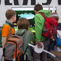 Kinder spielen am Story Scope vom Gastland Niederlande & Flandern auf der Leipziger Buchmesse 2024 Kinder spielen am Story Scope vom Gastland Niederlande & Flandern auf der Leipziger Buchmesse 2024