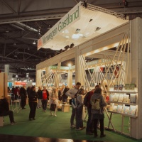 Der Messestand des Gastlandes 2025 Norwegen auf der Leipziger Buchmesse 2025 Der Messestand des Gastlandes 2025 Norwegen auf der Leipziger Buchmesse 2025