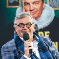 Hape Kerkeling im Gespräch über sein neues Buch "Gebt mir etwas Zeit. Meine Chronik der Ereignisse", auf der ARD, ZDF, 3sat Literaturbühne in der Glashalle