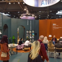 Messestand von Rumänien auf der Leipziger Buchmesse 2025