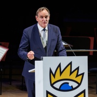  Leipzig's Lord Mayor Burkhard Jung welcomes the attendees