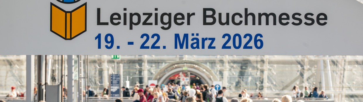 Banner reading: “Leipzig Book Fair March 19-22, 2026” 