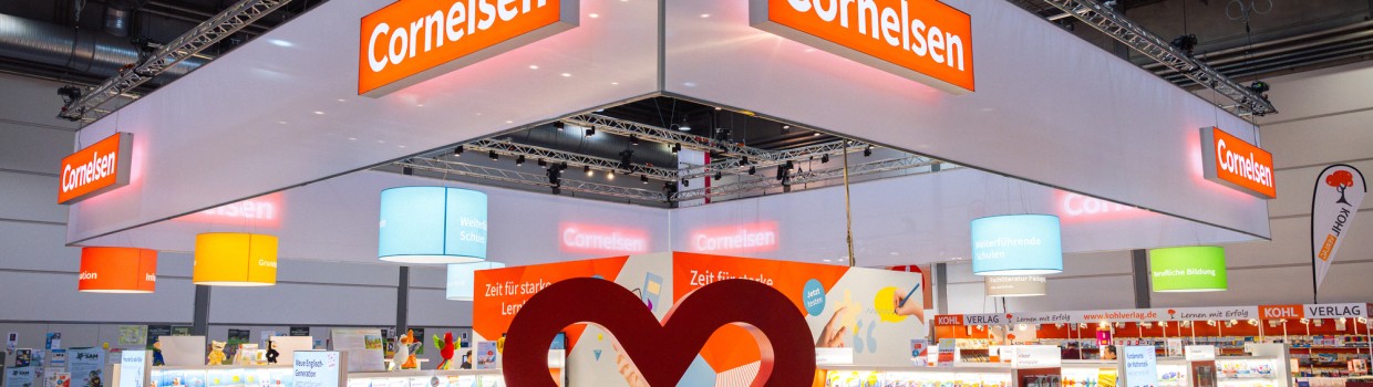 Cornelsen's booth at the Leipzig Book Fair 2025