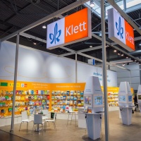 Klett's booth at the Leipzig Book Fair 2025