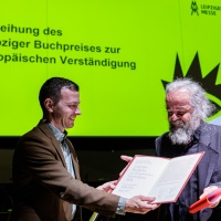 Miljenko Jergović will receive the 2026 Leipzig Book Award for European Understanding from Sebastian Guggolz, President of the German Publishers and Booksellers Association (Börsenverein des Deutschen Buchhandels e. V.).