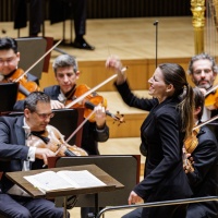 The Gewandhaus Orchestra during the opening of the 2026 Leipzig Book Fair at the Gewandhaus in Leipzig.